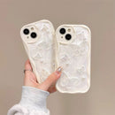 3D Butterfly Pearl Case with Soft Protective Frame