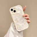 3D Butterfly Pearl Case with Soft Protective Frame