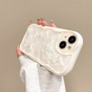 3D Butterfly Pearl Case with Soft Protective Frame