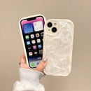 3D Butterfly Pearl Case with Soft Protective Frame