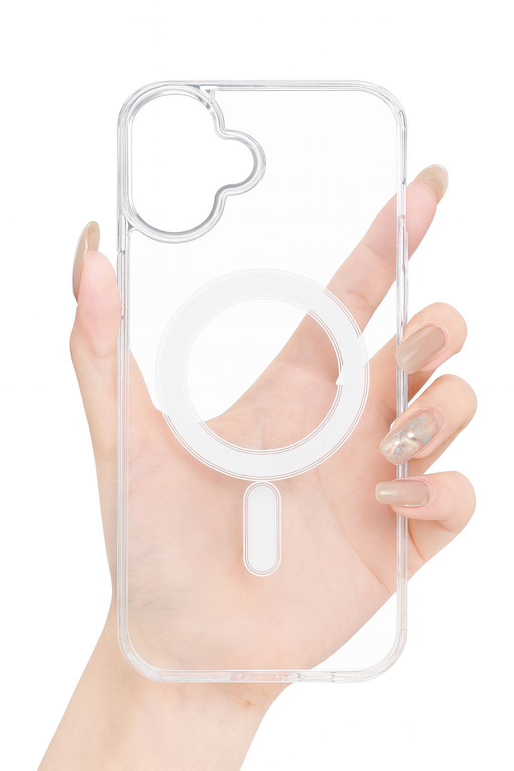 Crystal Clear Magnetic iPhone Case — MagSafe Compatible Protection