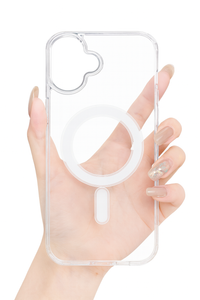 Crystal Clear Magnetic iPhone Case — MagSafe Compatible Protection