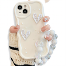 Heart-Pearl Arm Charm iPhone Case – Custom Bracelet