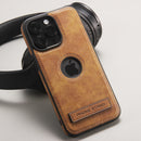 PU Leather Phone Case with Kickstand and Shockproof Protection
