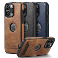 PU Leather Phone Case with Kickstand and Shockproof Protection