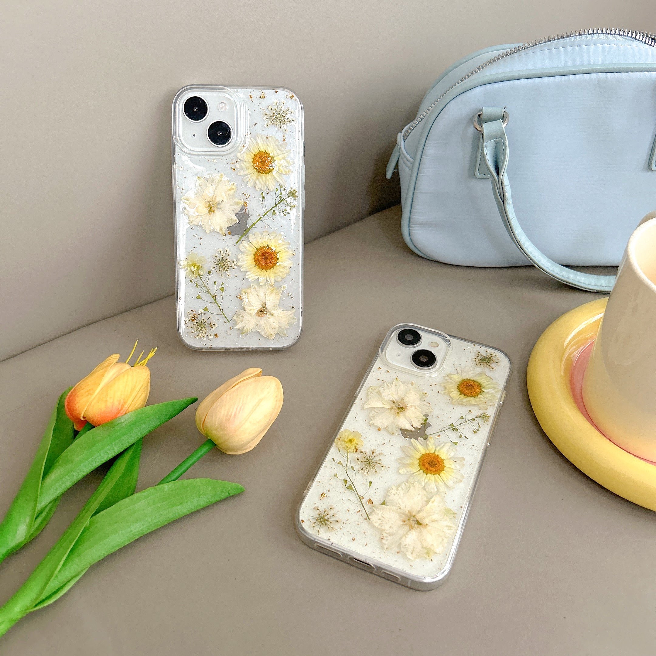 Pressed Daisy Flower iPhone Case