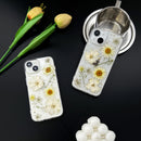 Pressed Daisy Flower iPhone Case