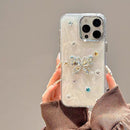 Dazzling Butterfly & Star Sparkle iPhone Case