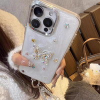 Dazzling Butterfly & Star Sparkle iPhone Case